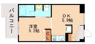 ルーエハイム【4階】の間取り