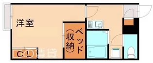 レオパレス福間駅東【211号室】の間取り