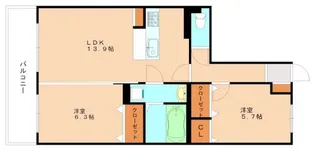 ネオスクエア【3階】の間取り