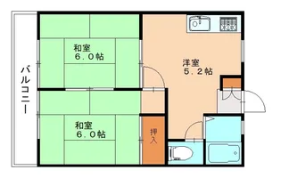 サンシティ向山【201号室】の間取り