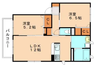 アムール美明【202号室】の間取り