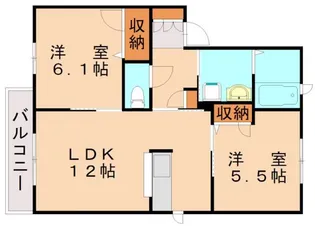 カトレア須恵【101号室】の間取り