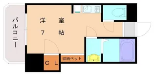 エスポアール古賀【302号室】の間取り