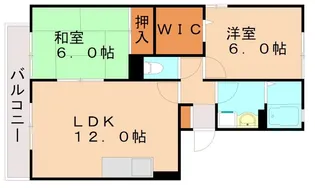 セジュール中央【202号室】の間取り