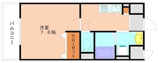 グランシャリオ日の里【105号室】の間取り