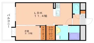 東福間駅前バモス【303号室】の間取り