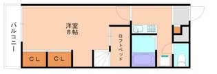 Blue.Sky.Plateau【105号室】の間取り