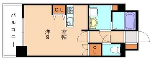 クレール桜【206号室】の間取り