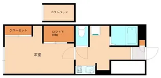 レオパレス新宮【107号室】の間取り