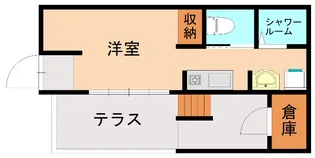 アゲル宮司浜A【2号室】の間取り