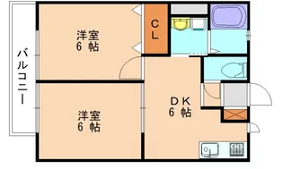 レトア千鳥B【201号室】の間取り