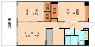 セレニテ桜美台【105号室】の間取り