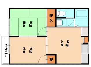 コスモス【203号室】の間取り