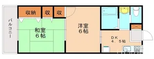 ホクリハウスⅡ【205号室】の間取り