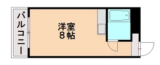 パーム南福岡【205号室】の間取り