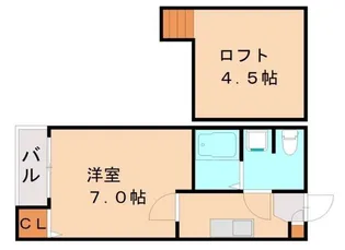 ベネフィスタウン井尻I【2階】の間取り