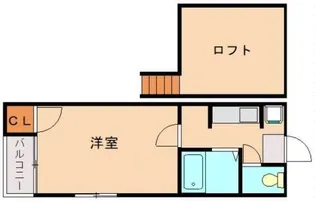 エターナル高宮【1階】の間取り
