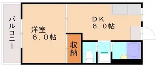 トレボンザミー塩原【203号室】の間取り