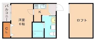 1Kの間取り画像