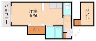 ルーモ曰佐【1階】の間取り