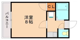 1Kの間取り画像