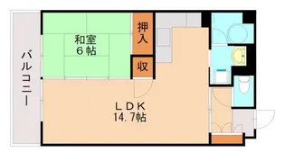 ハイム寺塚【603号室】の間取り