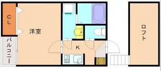 ポルックス【2階】の間取り