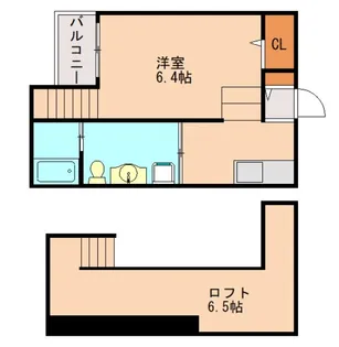 グリーンポート高宮【2階】の間取り