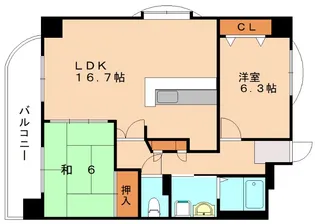福岡県春日市須玖南5丁目【マンション】の間取り