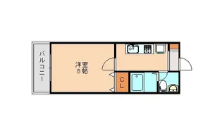 レジデンス安田【4階】の間取り