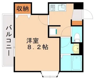 福岡県福岡市博多区諸岡2丁目【アパート】の間取り