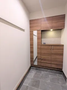 Plumju【101号室】の玄関