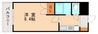 ジュネスドミール【8階】の間取り