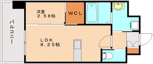 福岡県福岡市博多区竹下4丁目【マンション】の間取り