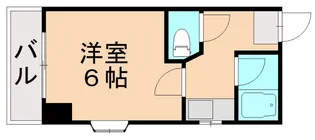 ヴィラ大橋Ⅱ【301号室】の間取り