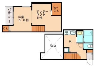A'BEST井尻六ツ角【2階】の間取り