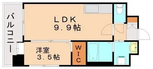 ルッシェ竹下駅前【10階】の間取り