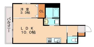 Grandeur Hakata(グランドゥールハカタ)【2階】の間取り