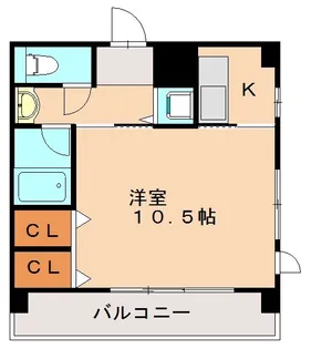 プレジール大橋【2階】の間取り