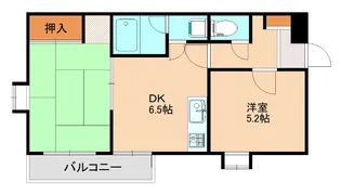 ソレイユやよい坂【3階】の間取り
