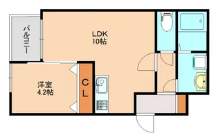 lily高宮【301号室】の間取り