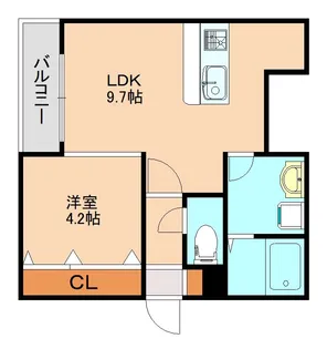 エルネスト【1階】の間取り
