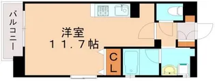 プラージュ大橋【6階】の間取り