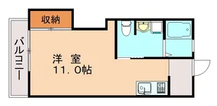 エスポワール【201号室】の間取り