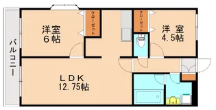 福岡県福岡市南区曰佐4丁目【マンション】の間取り