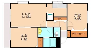 サンフォレストS【2階】の間取り