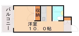 サンパール玉川【6階】の間取り