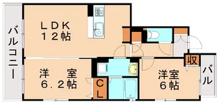 SOPHIA TOKUNAGAⅡ【3階】の間取り