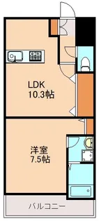 レジデンツァ大橋【803号室】の間取り