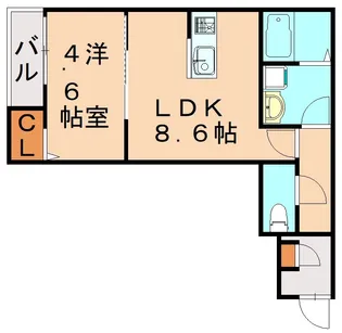 グランレーヴ井尻B棟【2階】の間取り